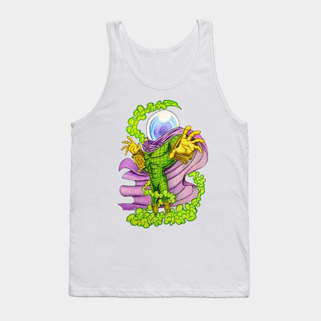 Mysterio Caricature Tank Top by tabslabred